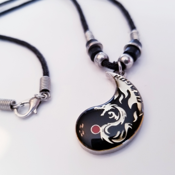 Jewelry - Dragon Ying Yang Necklace Half